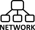 ICON NETWORK BLACK